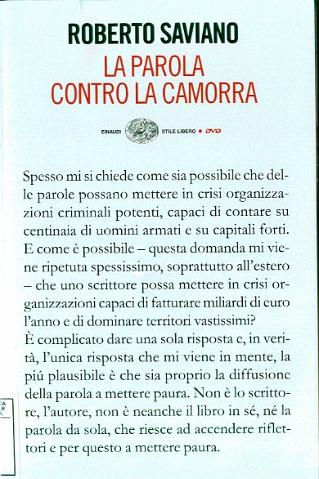 La parola contro la camorra